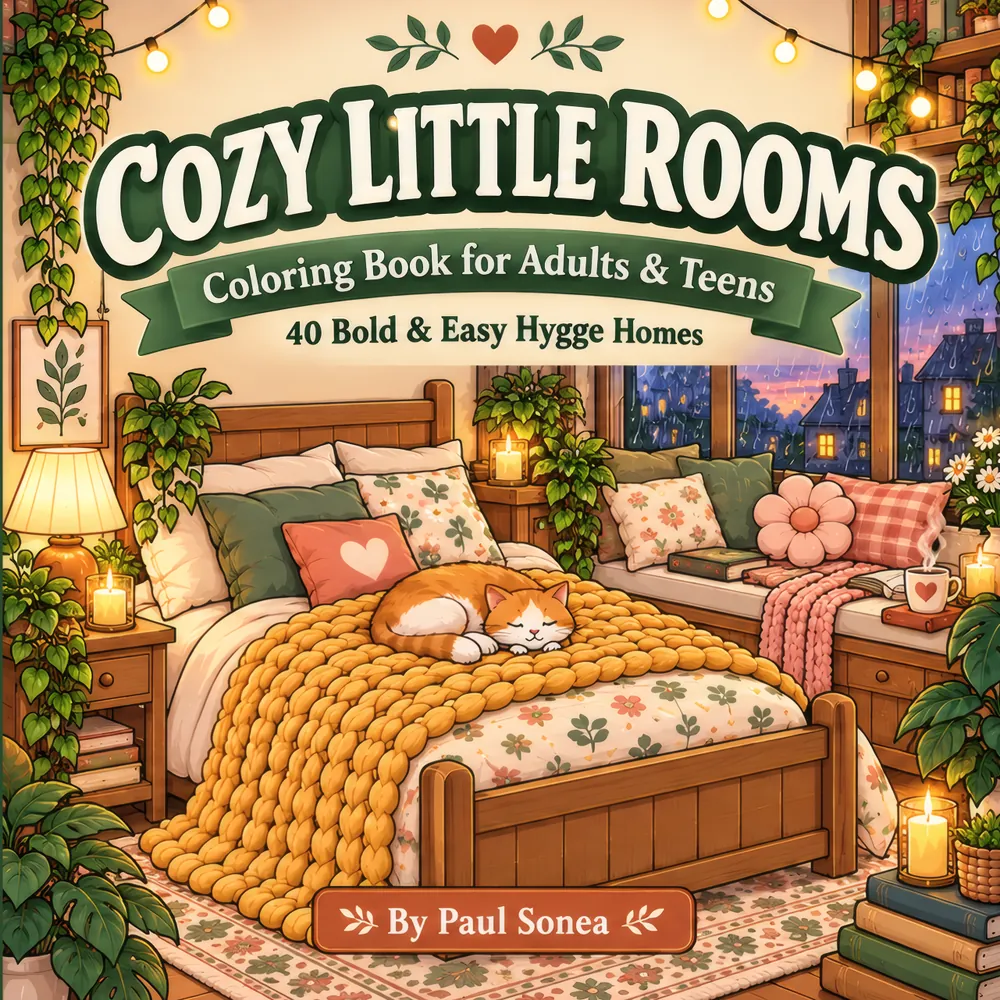 Cover of Cozy Little Rooms, 40 Bold & Easy Hygge Homes