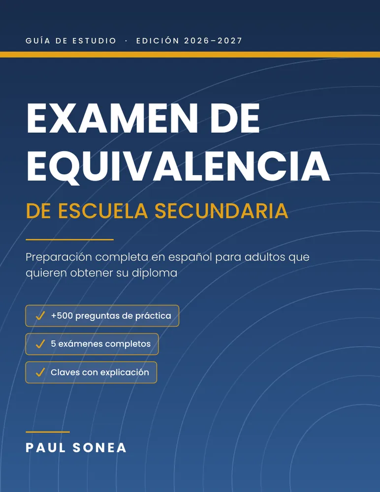 Cover of Guía de Estudio, Examen de Equivalencia · Edición 2026-2027
